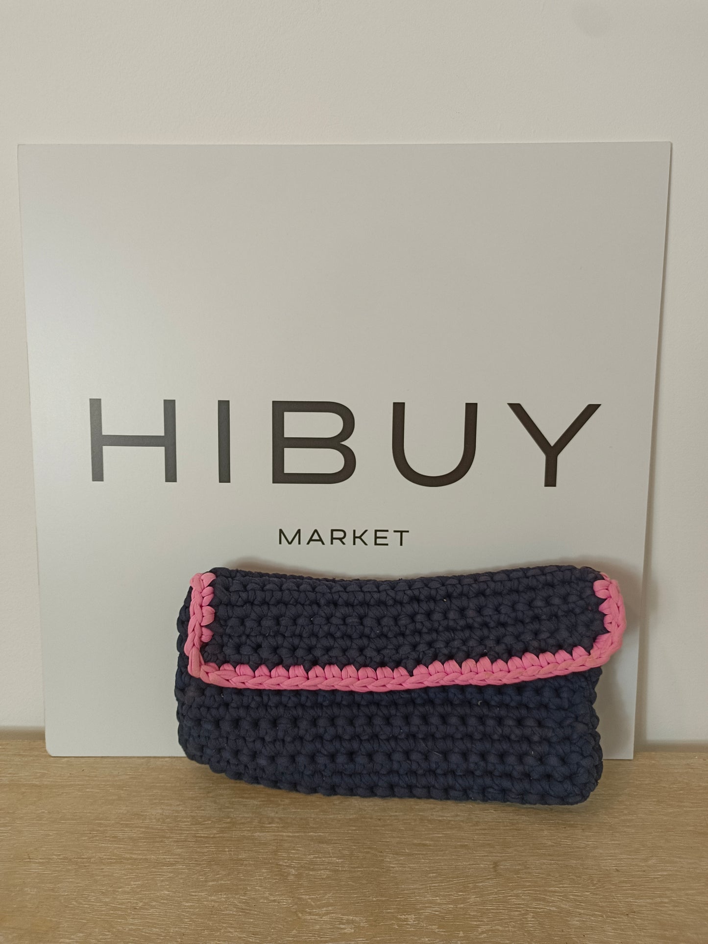 OTRAS. Bolso azul ganchillo (tara)