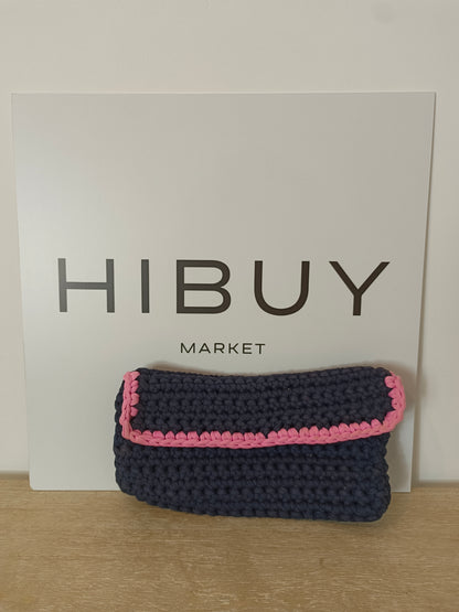 OTRAS. Bolso azul ganchillo (tara)