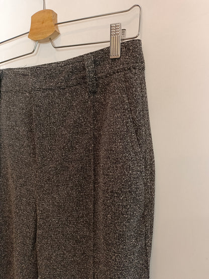 SFERA. Pantalón jaspeado campana T.s