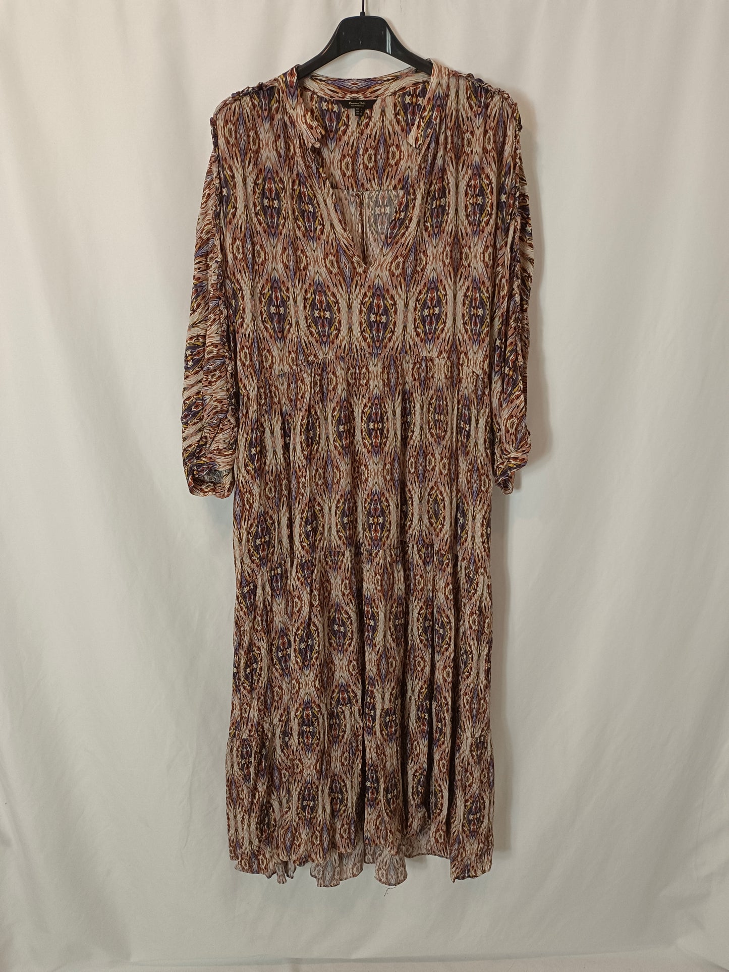 MASSIMO DUTTI. Long printed Ts dress