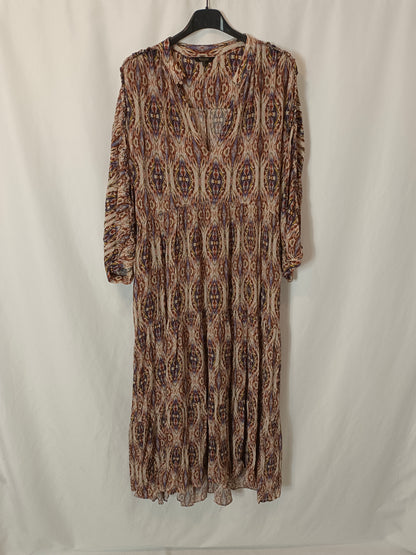 MASSIMO DUTTI. Long printed Ts dress