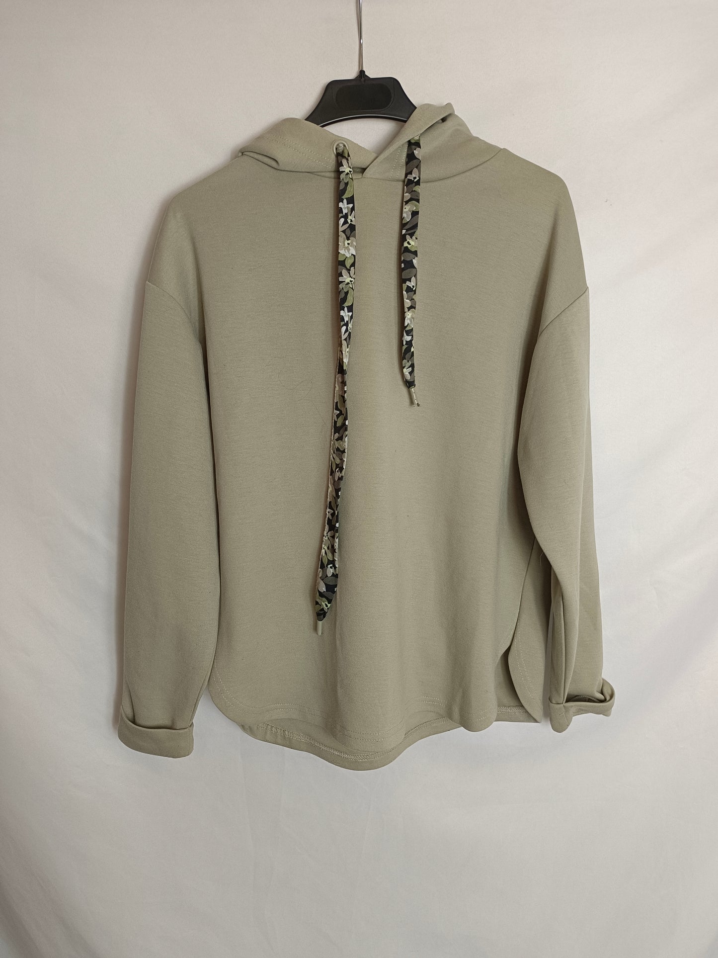 TIFFOSI. Sudadera beige capucha T.xs