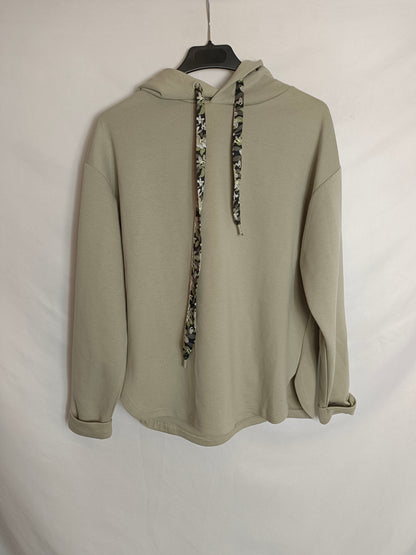 TIFFOSI. Sudadera beige capucha T.xs