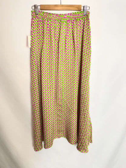 ACUARELA. Falda midi colores T.u (M)