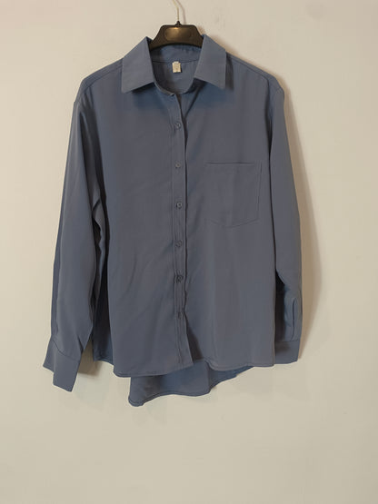 YANSOO. Camisa azul fluida T.m