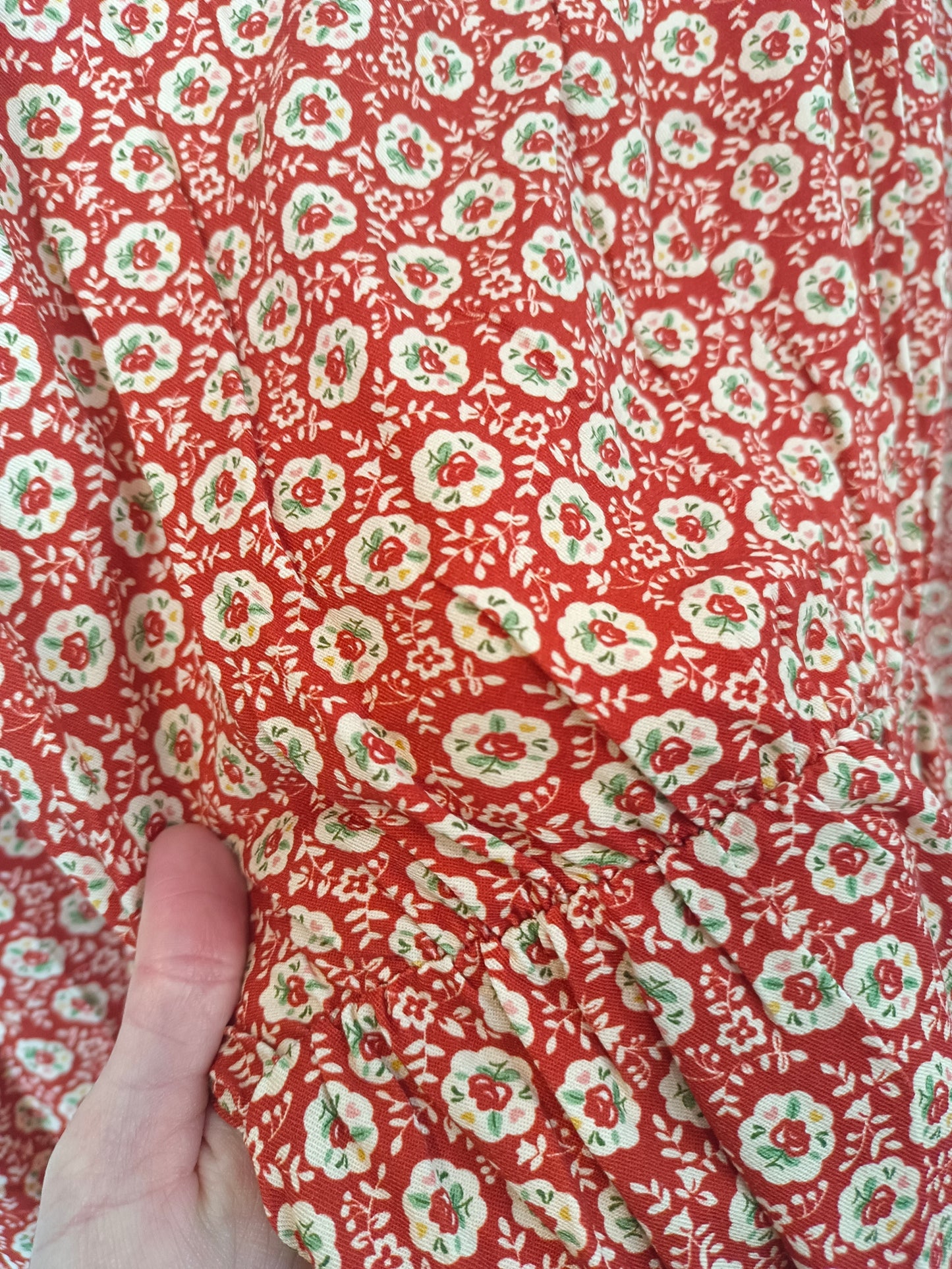 LA COMET. vestido/kimono flores T.m/l