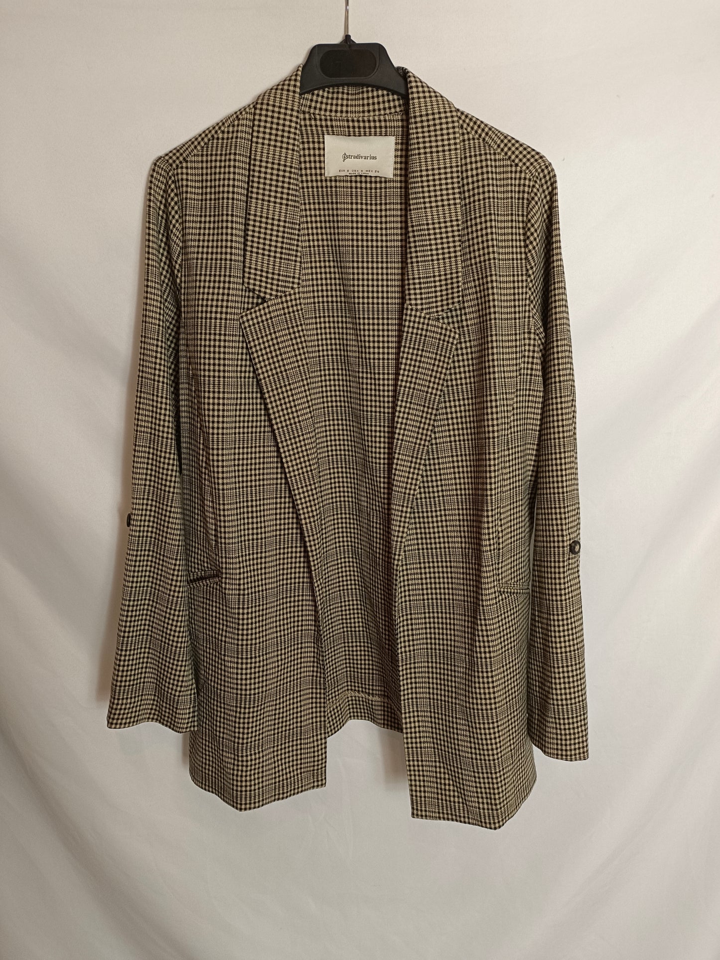 STRADIVARIUS. Total look pata de gallo T.xs/s