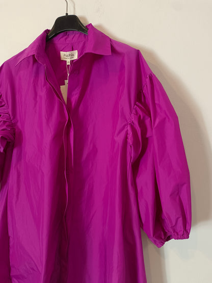 PSOPHÍA. Vestido rosa largo abotonado  T.xs