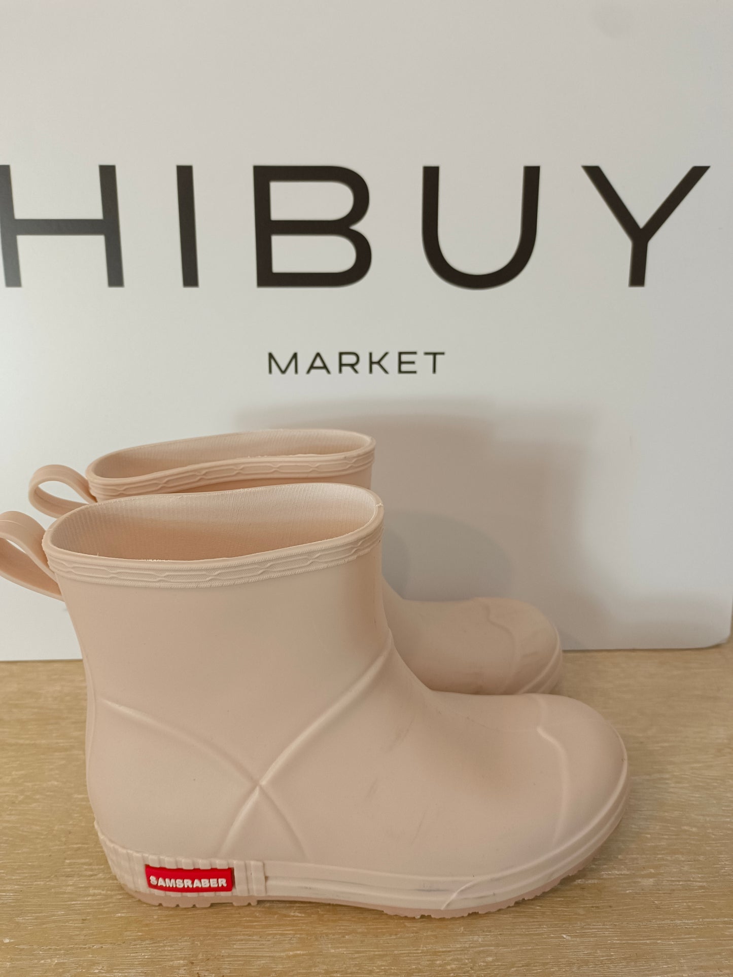 SAMSRABER. Pink rain boots size 39 (TARA)
