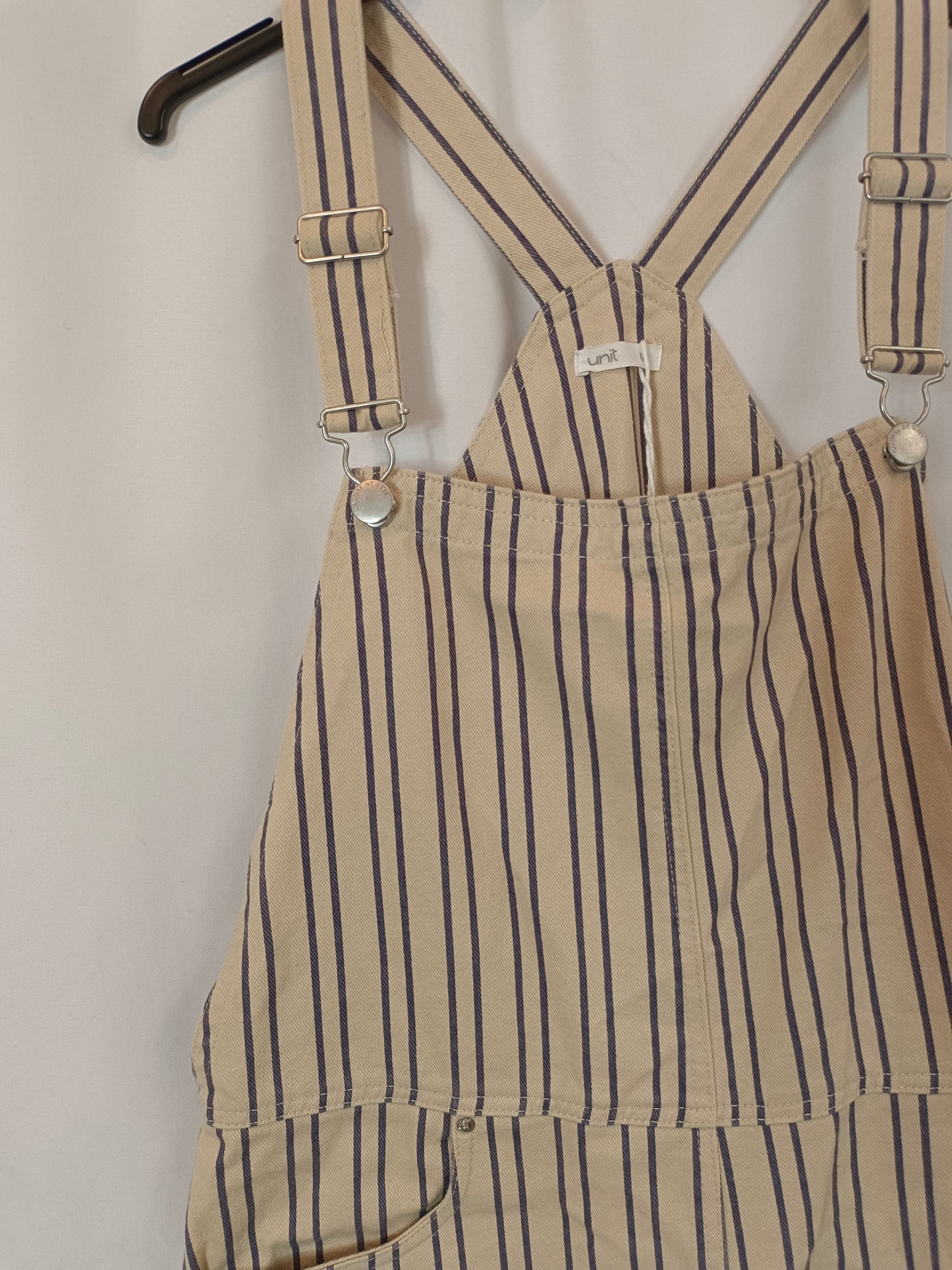 UNIT. Beige striped jumpsuit Tm