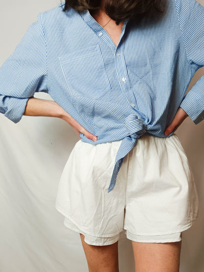 H&amp;M. Striped knotted blouse. Size 40