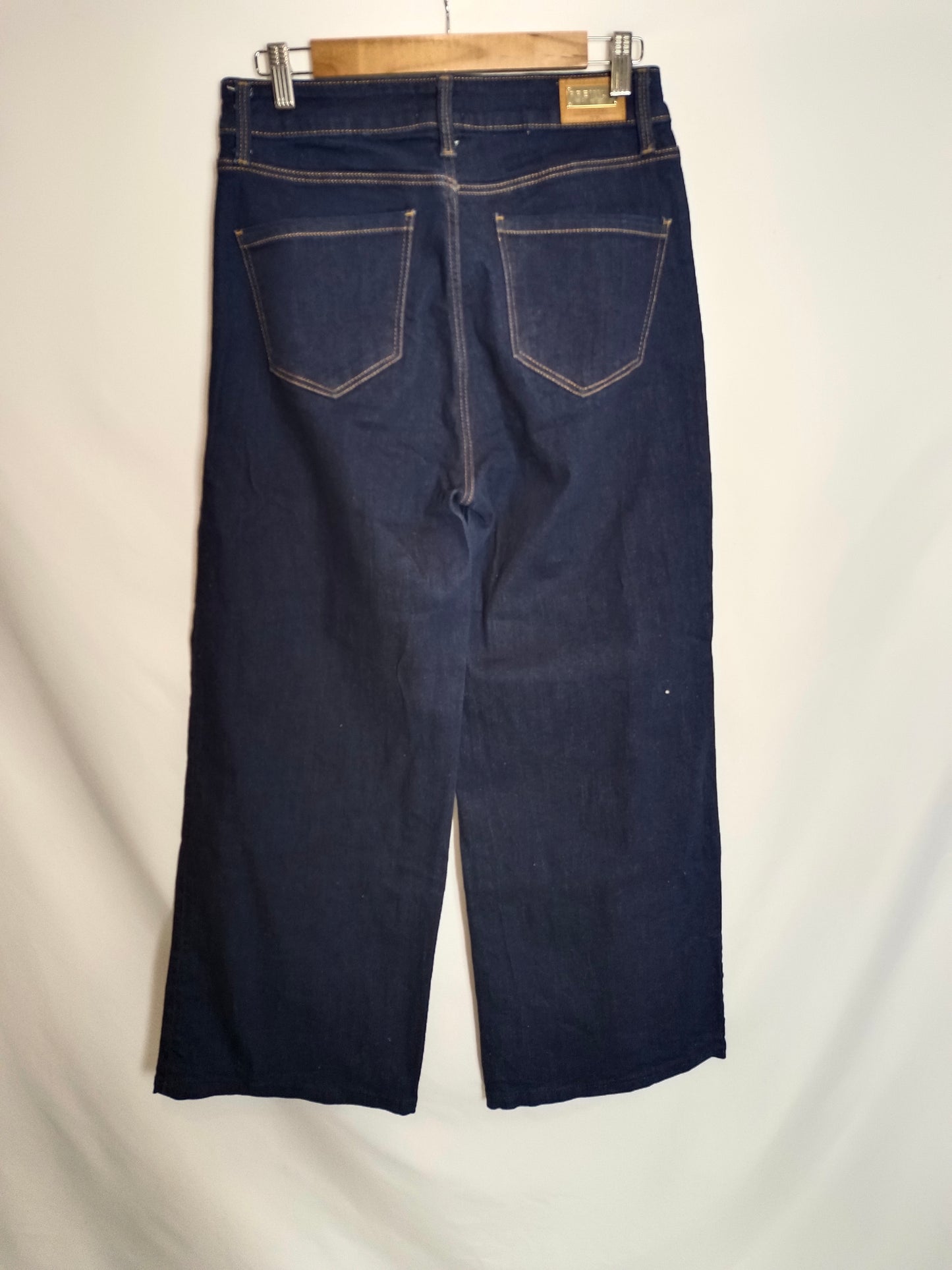 CORTEFIEL. Palazzo denim trousers, size 40