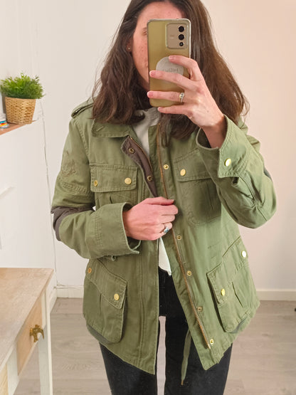 ZADIG&amp;VOLTAIRE. Green jacket with pockets. T.L.