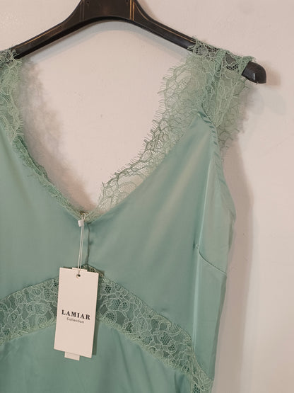 LAMIAR. Top lencero verde aguaT.U(S)