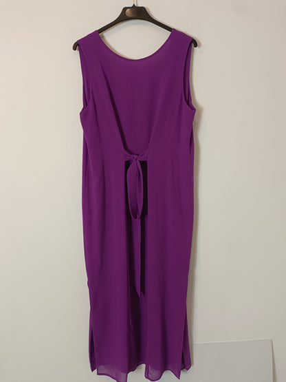 BIMANI. Vestido midi morado T.m