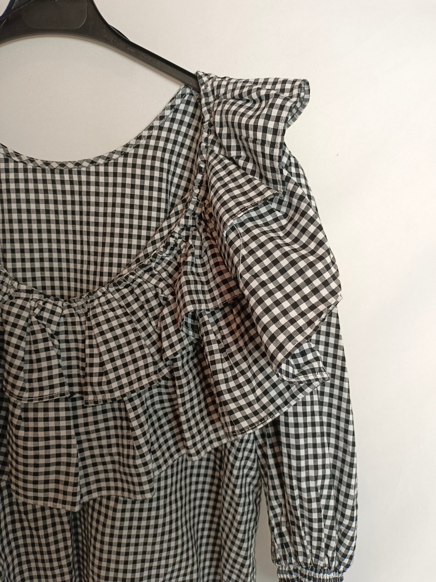 COOSY. Blusa cuadros vichy T.s