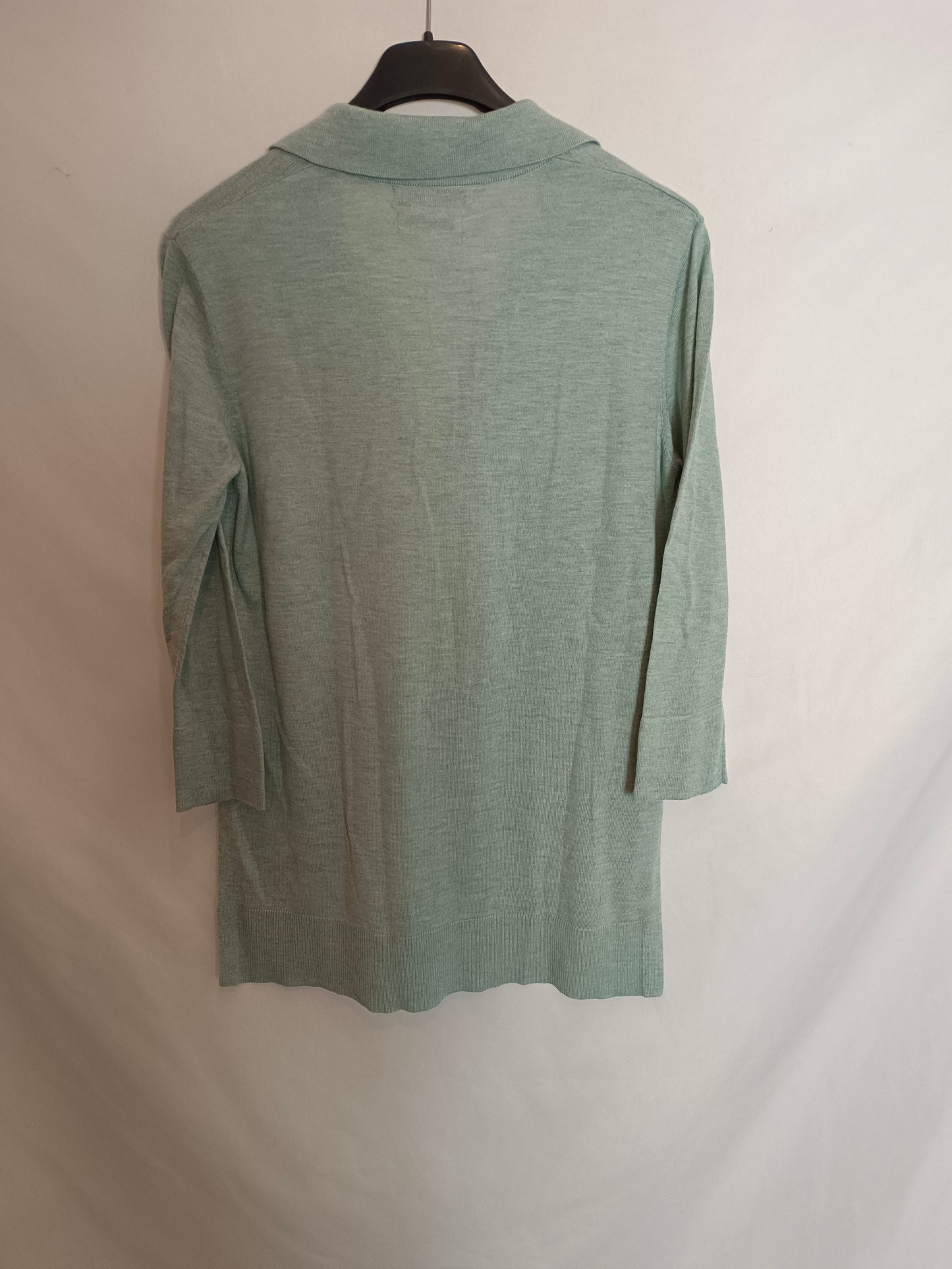 MANGO. Jersey verde agua cashmere T.s