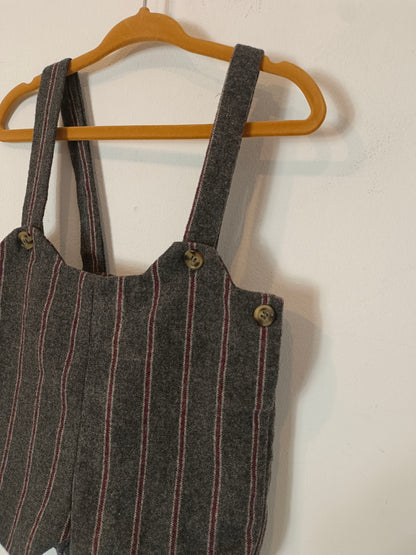 GOCCO. Peto gris rayas  T.9-12 meses