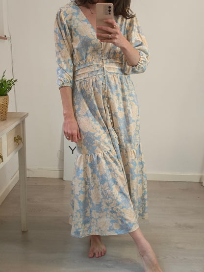 SAY YES, MOM. Pastel midi dress. TM