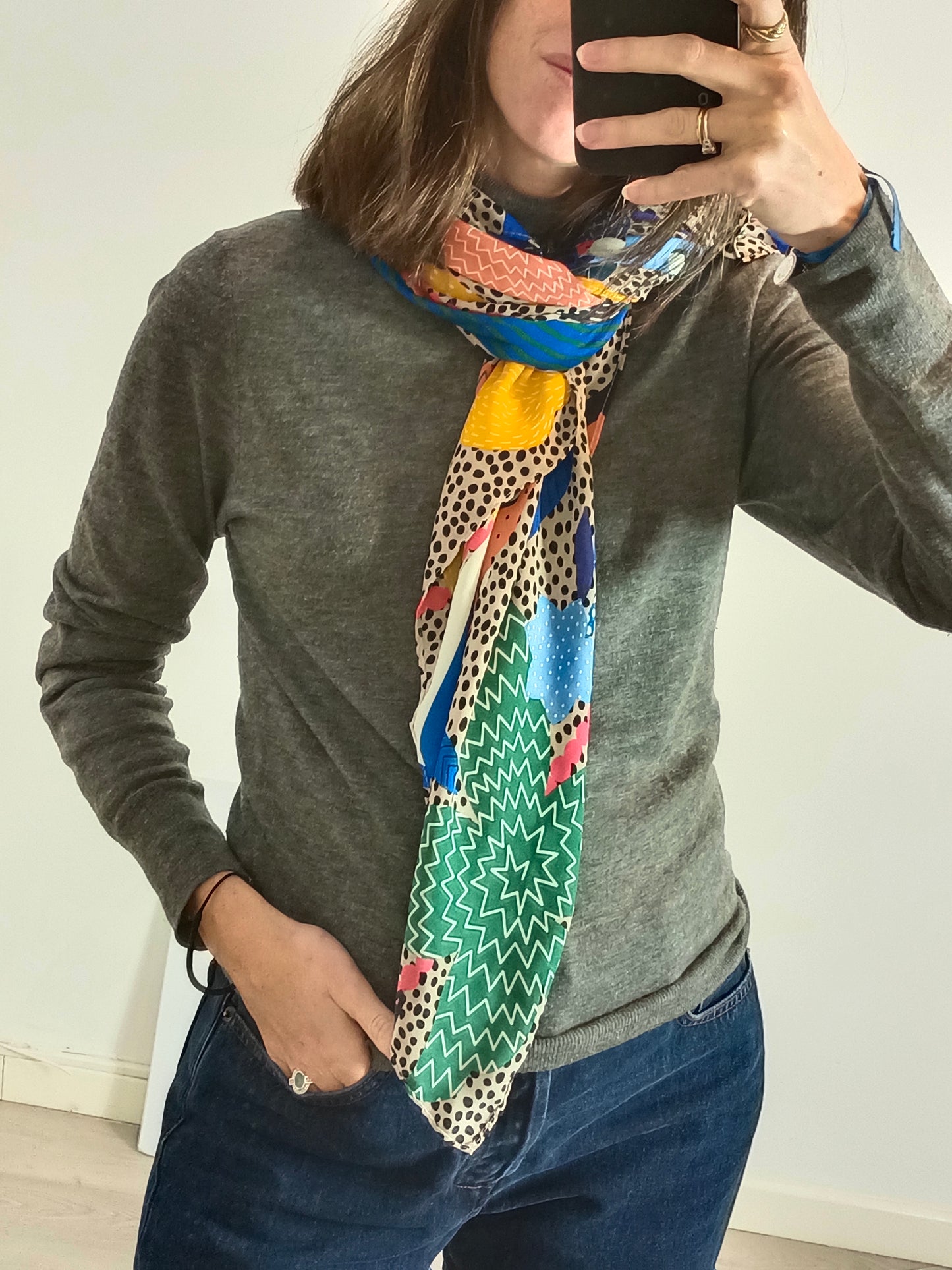 BIMBA Y LOLA. Pañuelo multiestampado