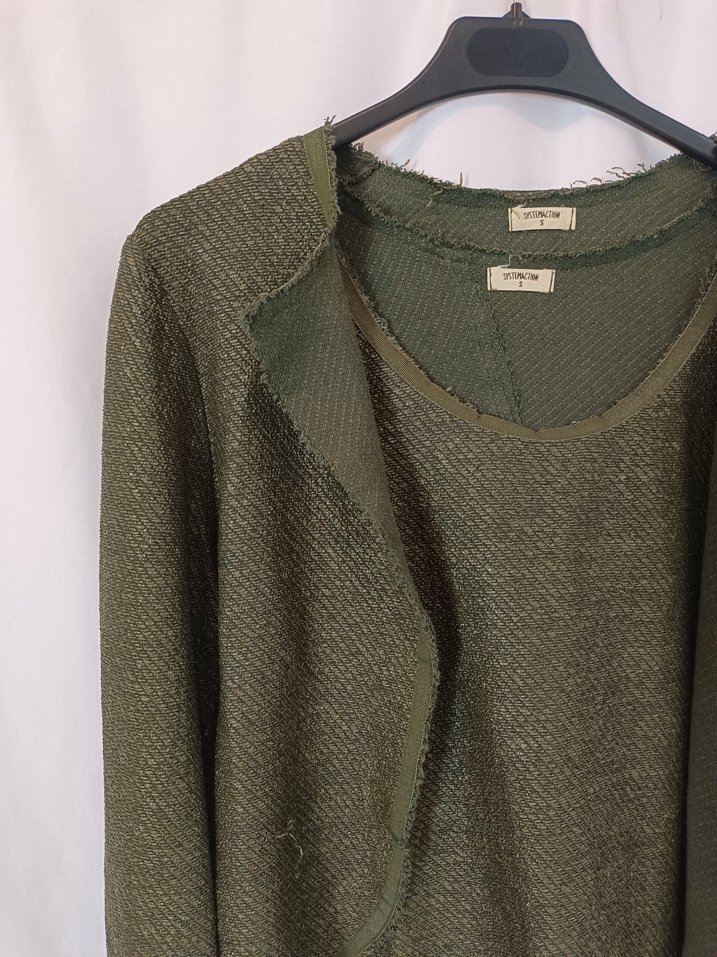 SYSTEMACTION. Ts top and jacket set