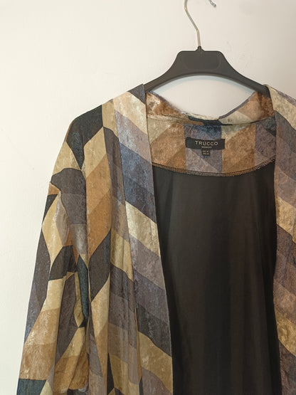 TRUCCO. Total look terciopelo T.m/l