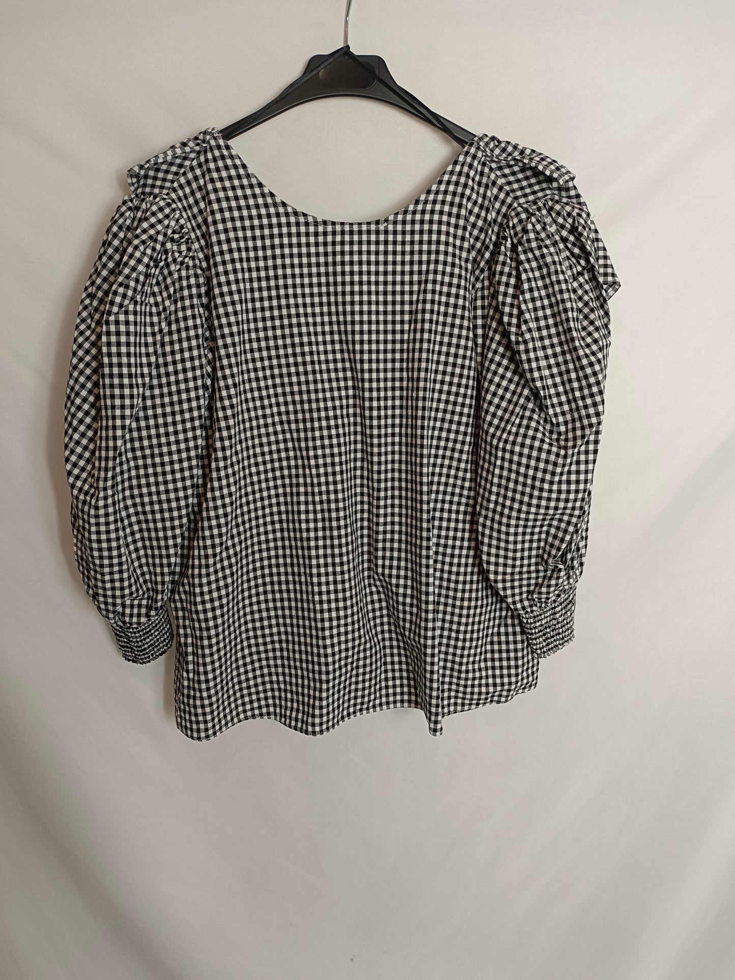 COOSY. Blusa cuadros vichy T.s