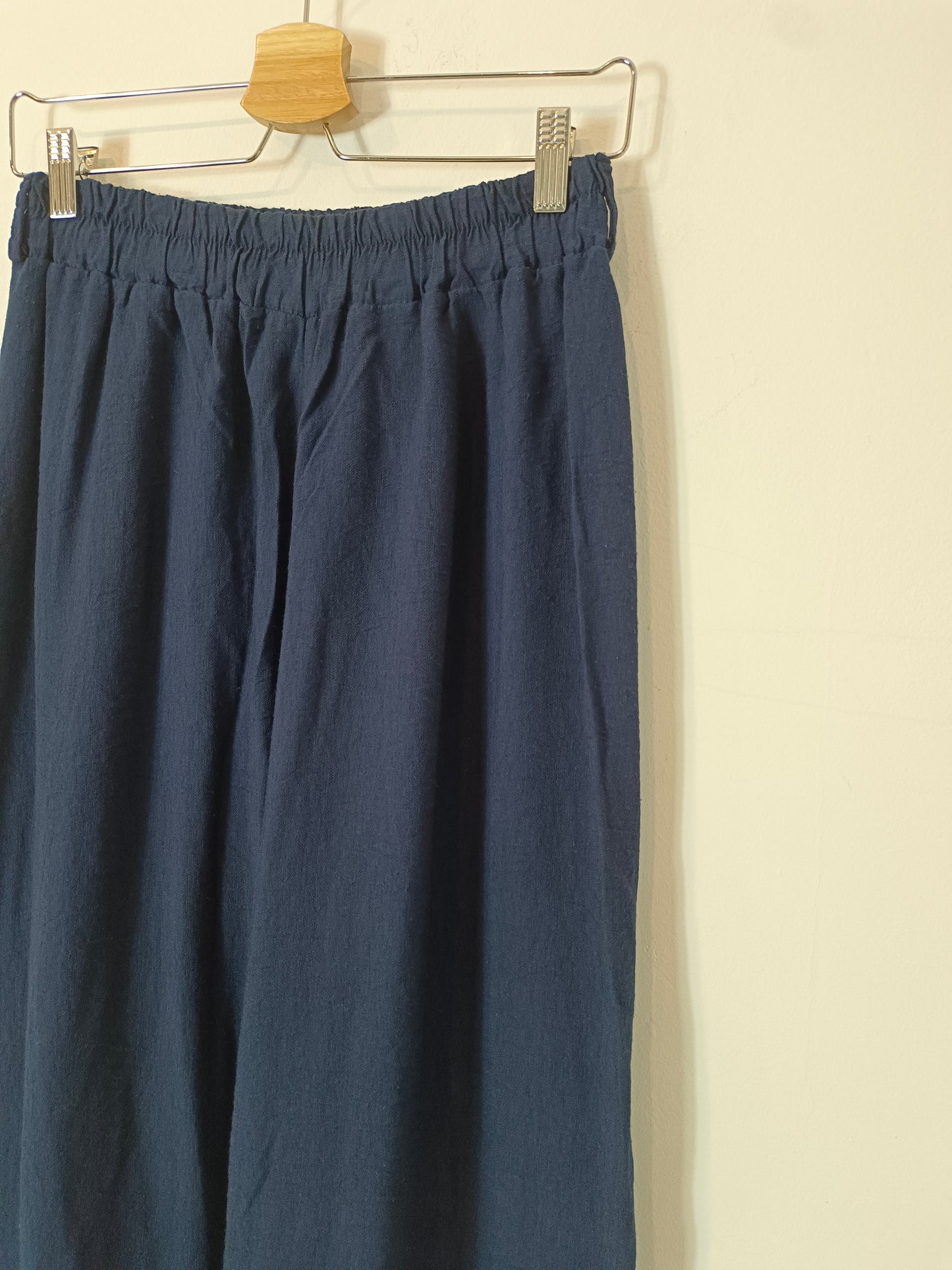 OTRAS. Pantalón fluido azul TU(S/M)