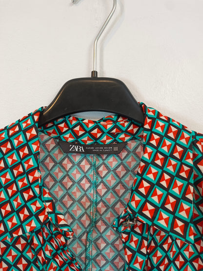 ZARA. Retro green T.xs set