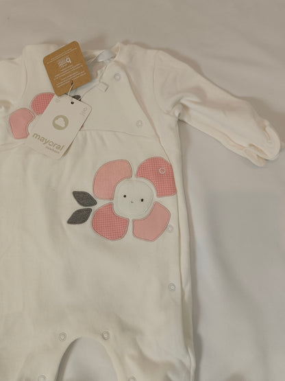 MAYORA. Winter baby pajamas, size 2/4 months
