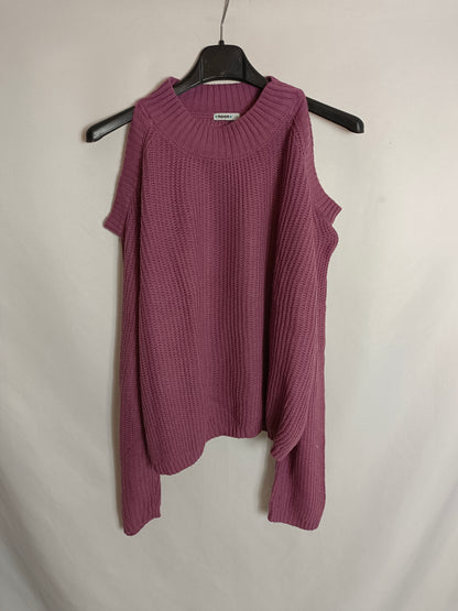 NOON. Jersey rosa hombros T.xs