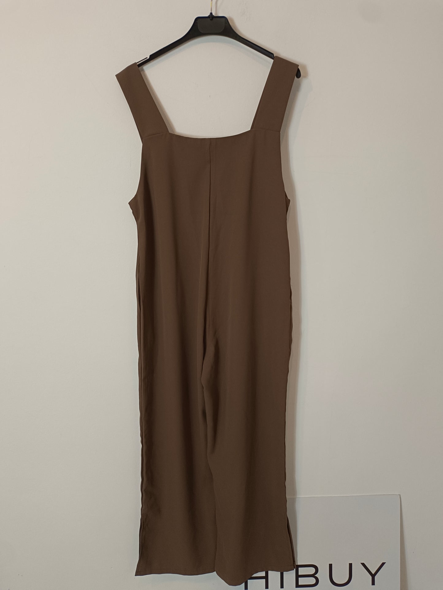 DAZY. Mono marrón fluido ancho  T.m