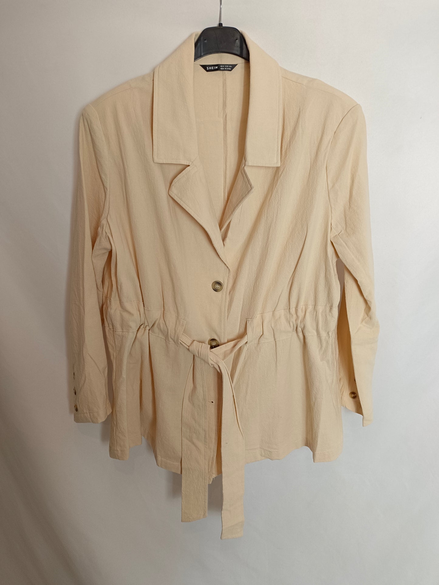 SHEIN. Beige Thin Jacket Tm