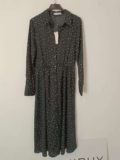 MANGO. Polka dot shirt dress Tm