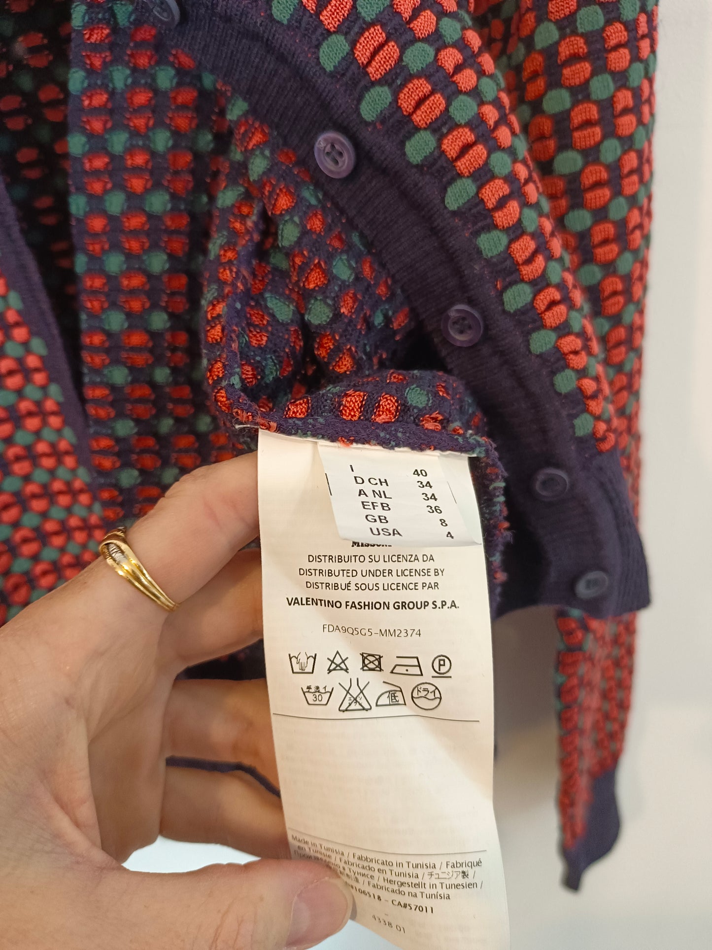 MISSONI. Rebeca textura T.40 ( s/m)