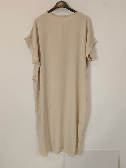 OTRAS. Vestido largo beige Tu(m/l) TARA