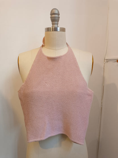 OTHER. Pink top tied around the neck Your(s)