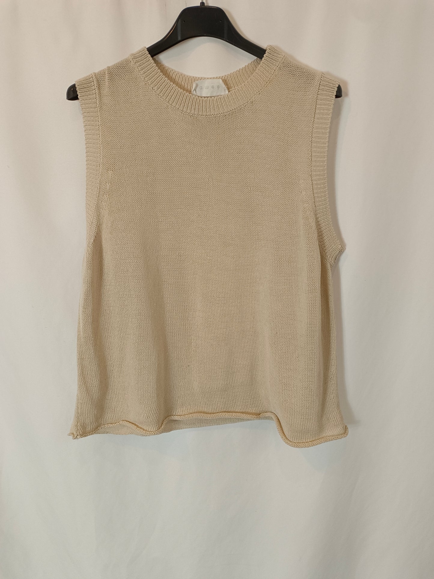 AMEÉ. Beige knit top Your(s)