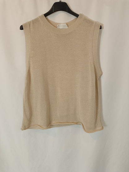 AMEÉ. Beige knit top Your(s)