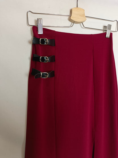 OTHERS. Long burgundy skirt Tu(xs)