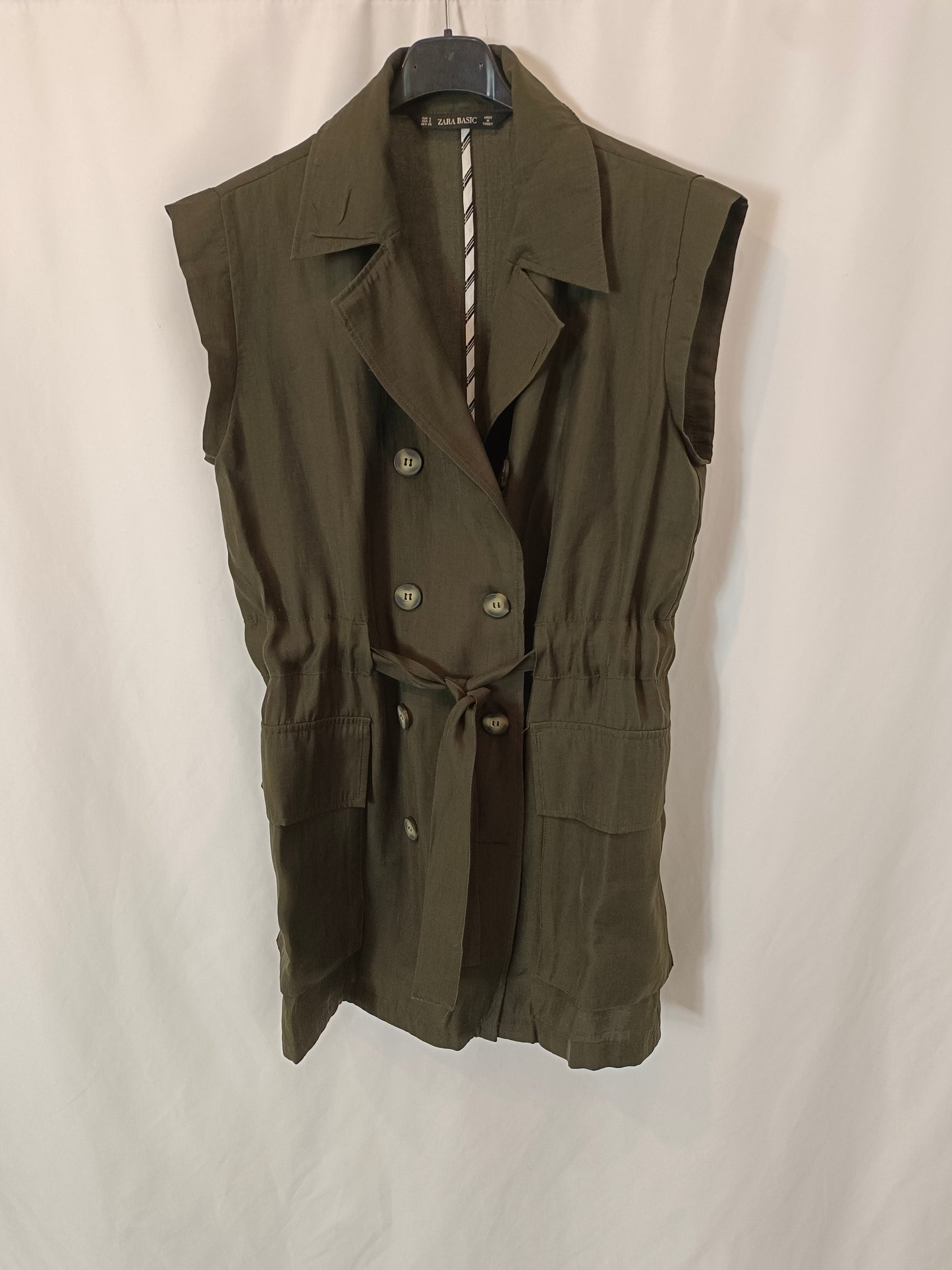 ZARA. Green vest/dress Ts