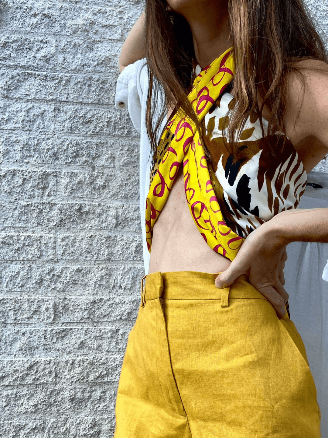 BIMBA Y LOLA. Printed scarf