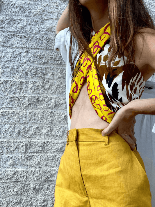 BIMBA Y LOLA. Panuelo estampado