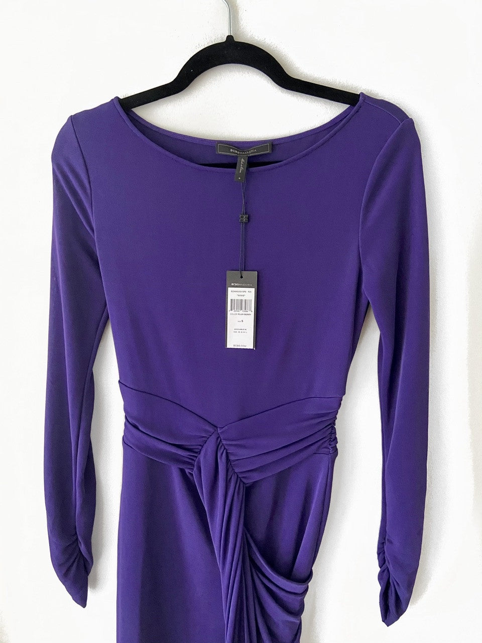 BCBG. Purple midi dress. TS
