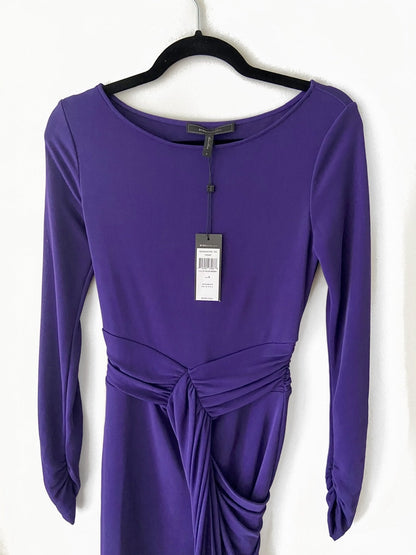 BCBG. Purple midi dress. TS