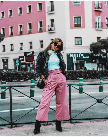 ZARA. Pink culottes T.xs