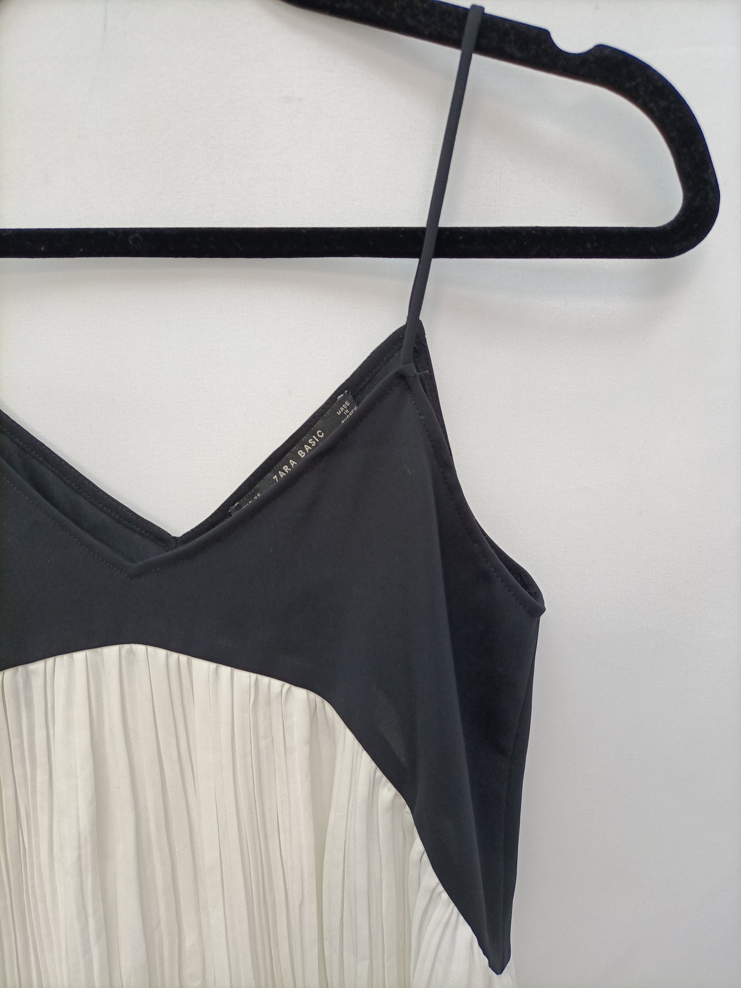 ZARA. Top plisado bicilor T.s