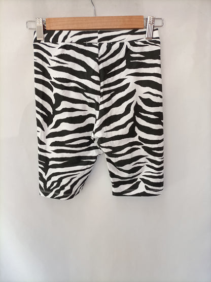 PULL& BEAR. Malla ajustada cebra T.s