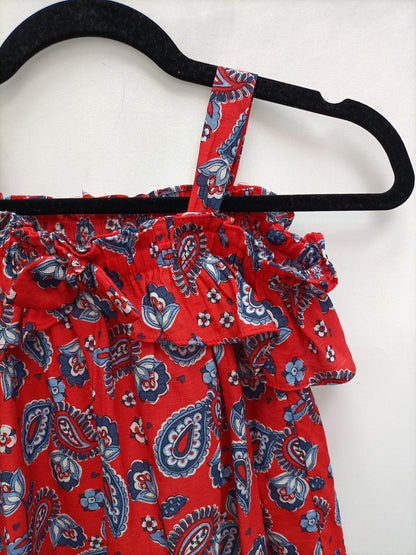 MAYORAL. Blusa roja amebas  T.9