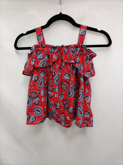 MAYORAL. Blusa roja amebas  T.9